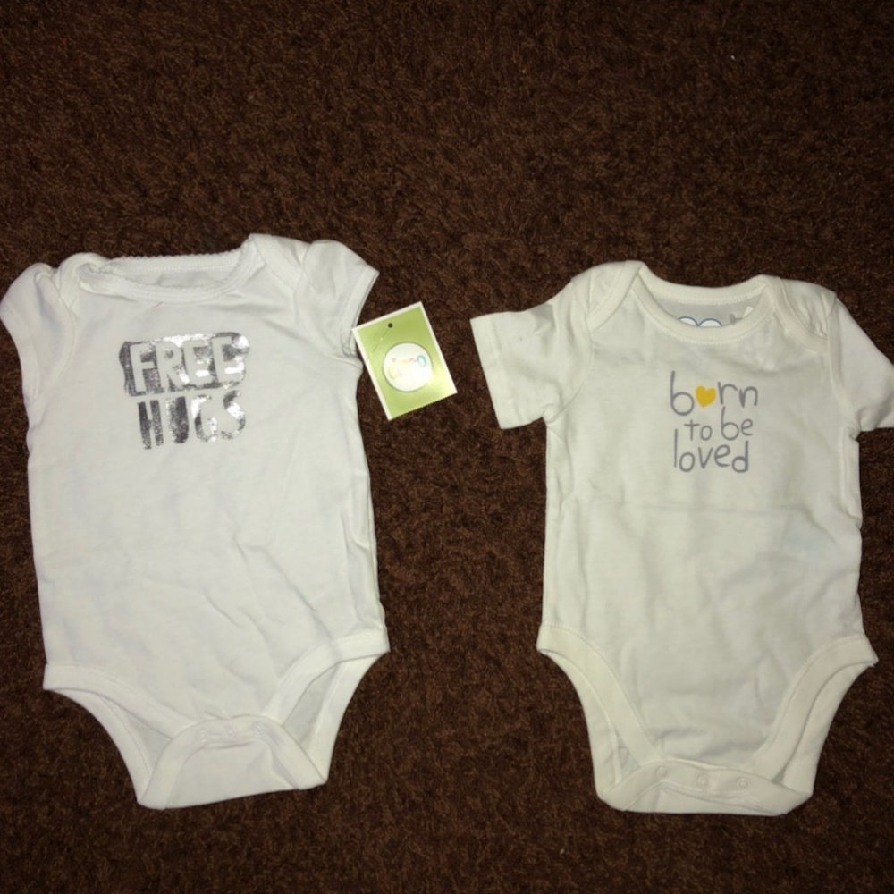 Onesies worn once some new with tags